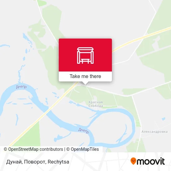 Дунай, Поворот map