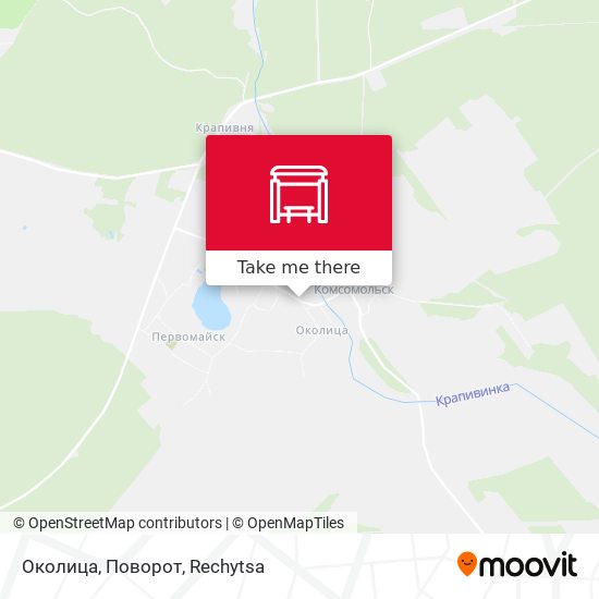 Околица, Поворот map