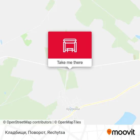 Кладбище, Поворот map