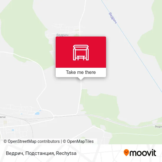 Ведрич, Подстанция map