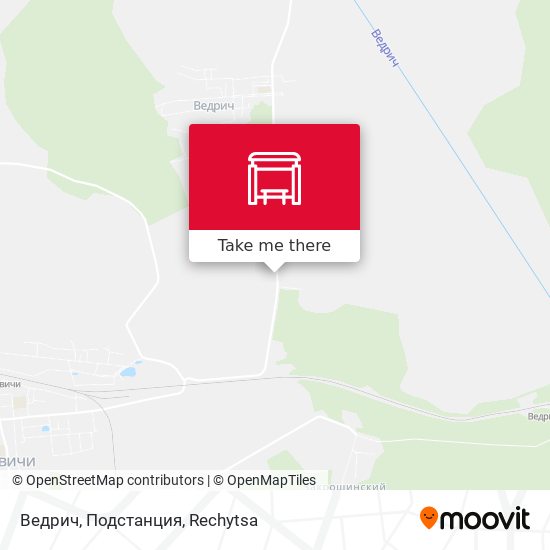 Ведрич, Подстанция map