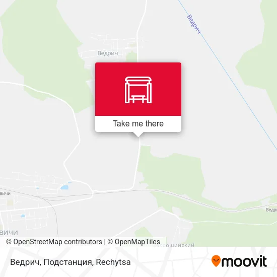 Ведрич, Подстанция map