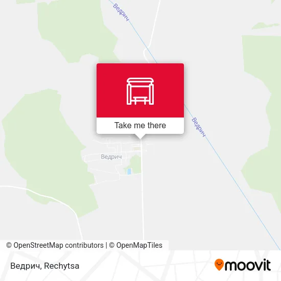 Ведрич map