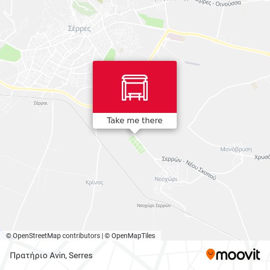 Πρατήριο Avin map
