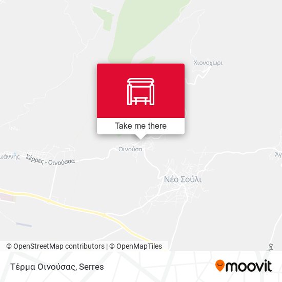 Τέρμα Οινούσας map