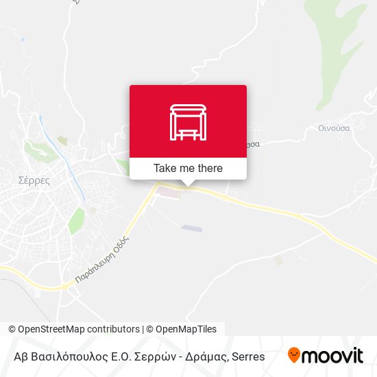Αβ Βασιλόπουλος Ε.Ο. Σερρών - Δράμας map