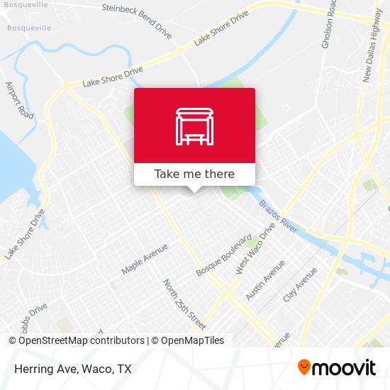 Herring Ave map