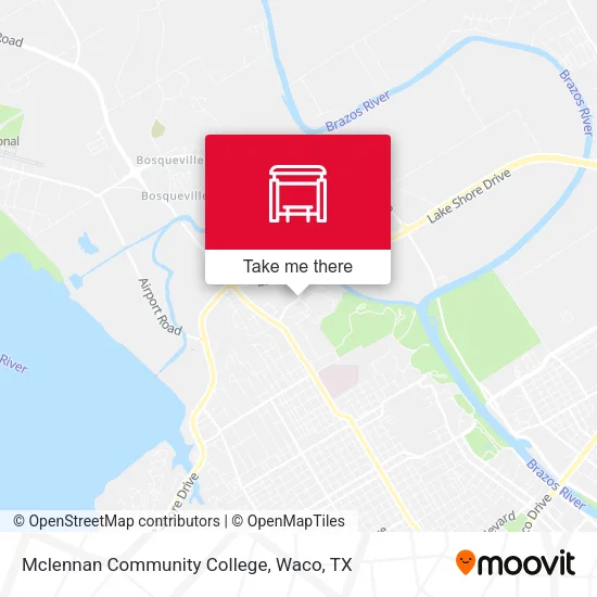 Mclennan Community College map