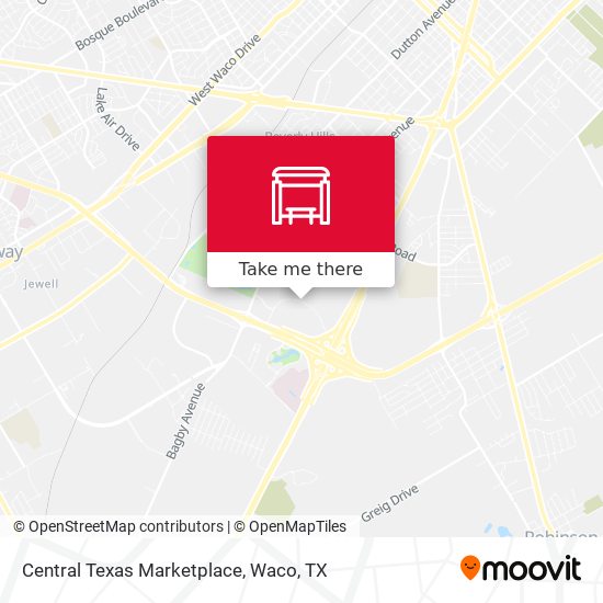 Central Texas Marketplace map