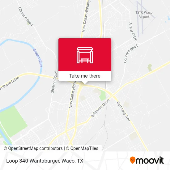 Loop 340 Wantaburger map