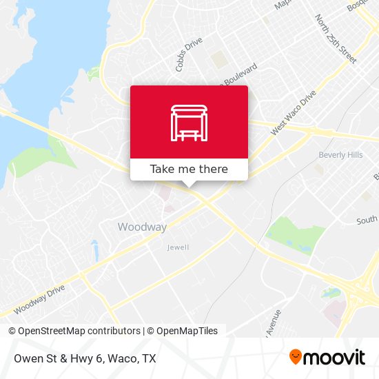 Owen St & Hwy 6 map
