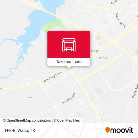 H-E-B map