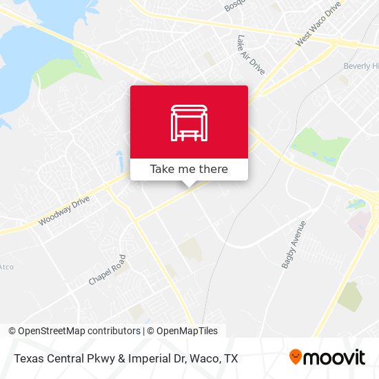 Texas Central Pkwy & Imperial Dr map