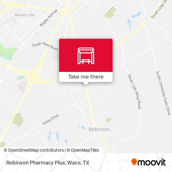 Mapa de Robinson Pharmacy Plus