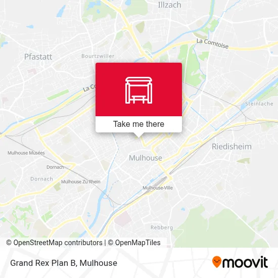 Grand Rex Plan B map