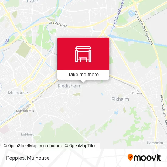 Coquelicots map