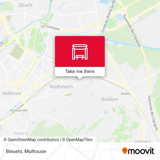 Bleuets map