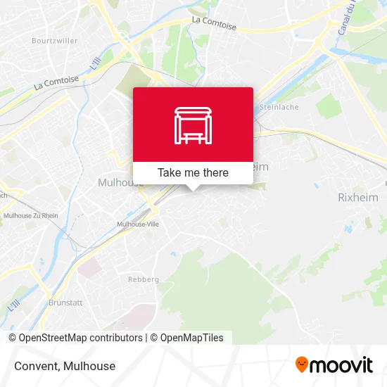 Couvent map