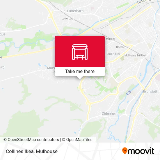 Collines Ikea map