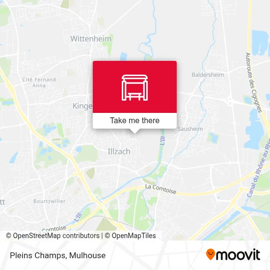 Pleins Champs map