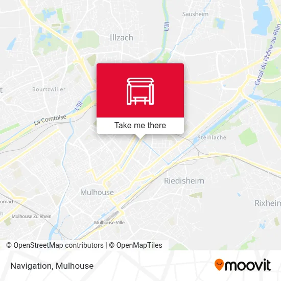 Navigation map