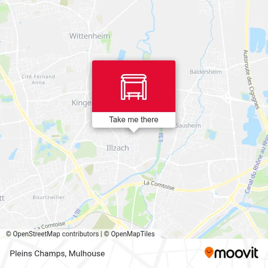 Pleins Champs map