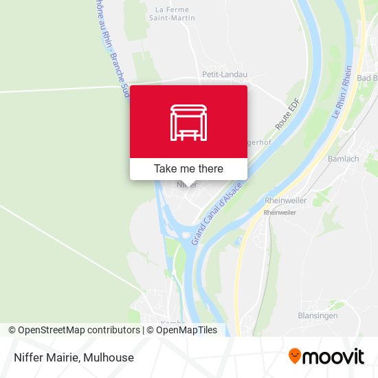 Niffer Mairie map