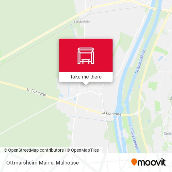 Ottmarsheim Mairie map