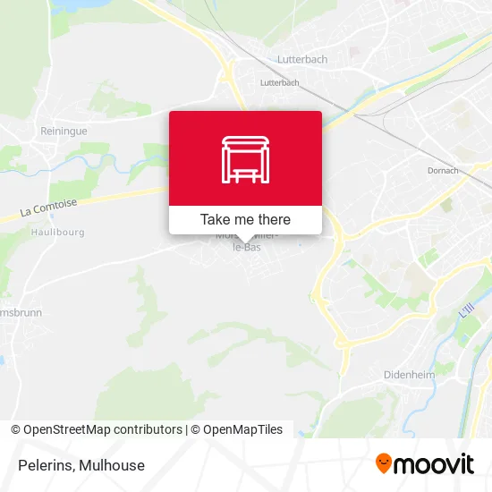 Pelerins map