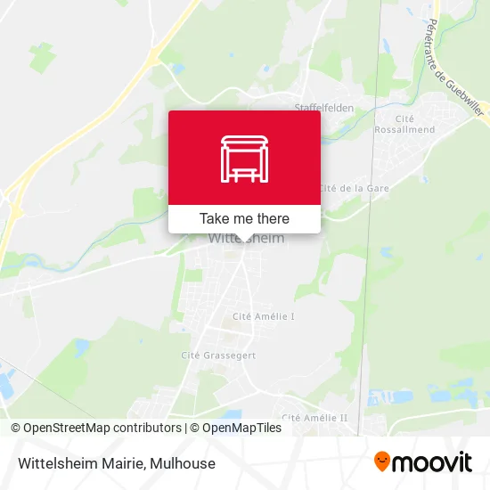 Wittelsheim Mairie map
