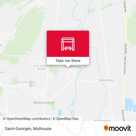 Saint-Georges map