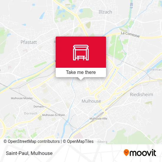 Saint-Paul map