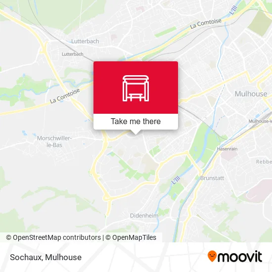 Sochaux map