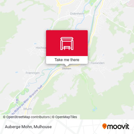 Auberge Mohn map