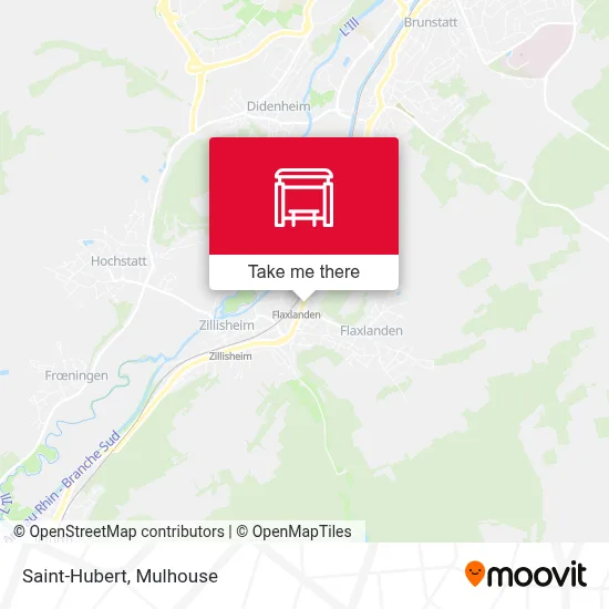 Saint-Hubert map