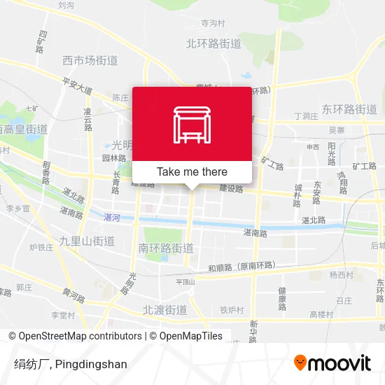 绢纺厂 map