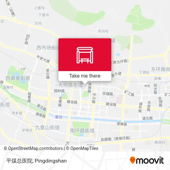 平煤总医院 map