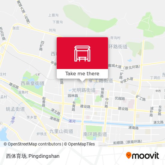西体育场 map