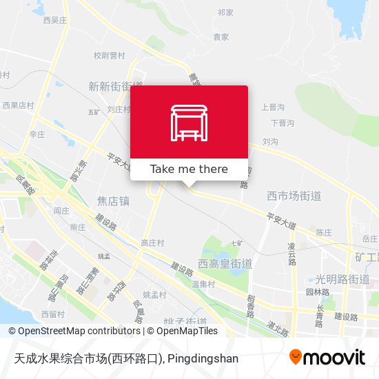 天成水果综合市场(西环路口) map