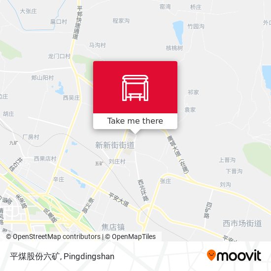 平煤股份六矿 map