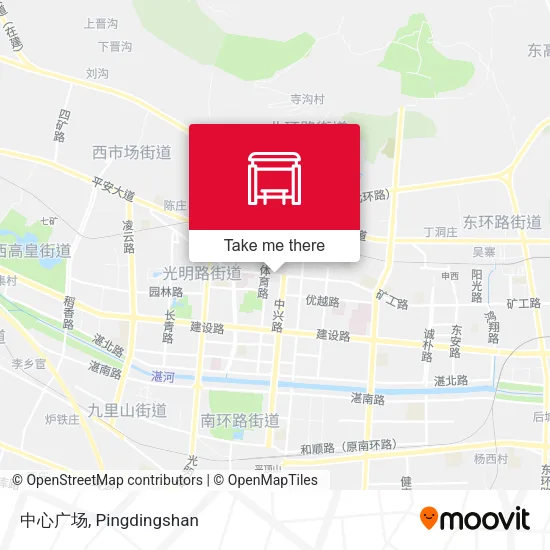 中心广场 map