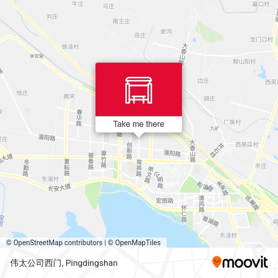 伟太公司西门 map