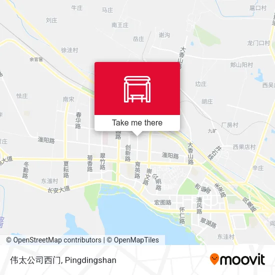 伟太公司西门 map