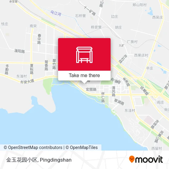 金玉花园小区 map