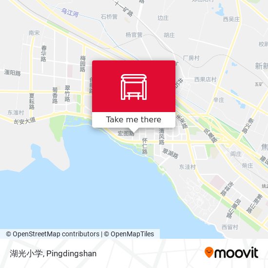 湖光小学 map