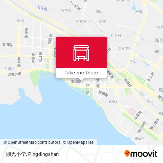 湖光小学 map