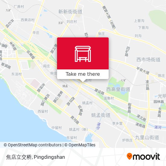 焦店立交桥 map