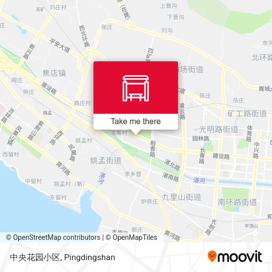 中央花园小区 map