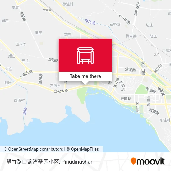翠竹路口蓝湾翠园小区 map