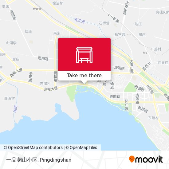 一品澜山小区 map